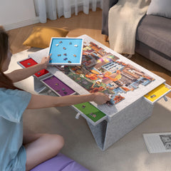 Tektalk dust-proof cover protects puzzles from debris and curious pets