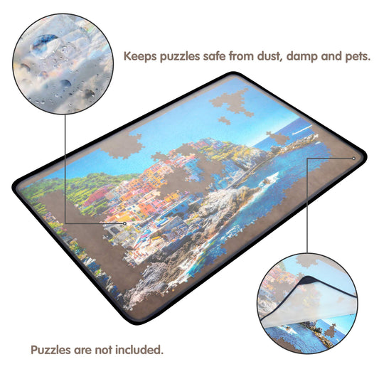 Tektalk dustproof cover for puzzle protects pieces from dust and pets