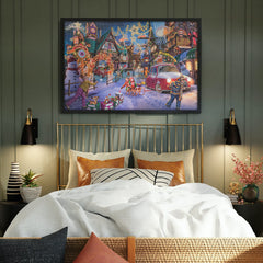 Tektalk finished size 75 x 50 cm, ideal for wall display.