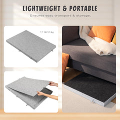 Tektalk foldable legs puzzle table enables easy setup on bed, floor, or carpet