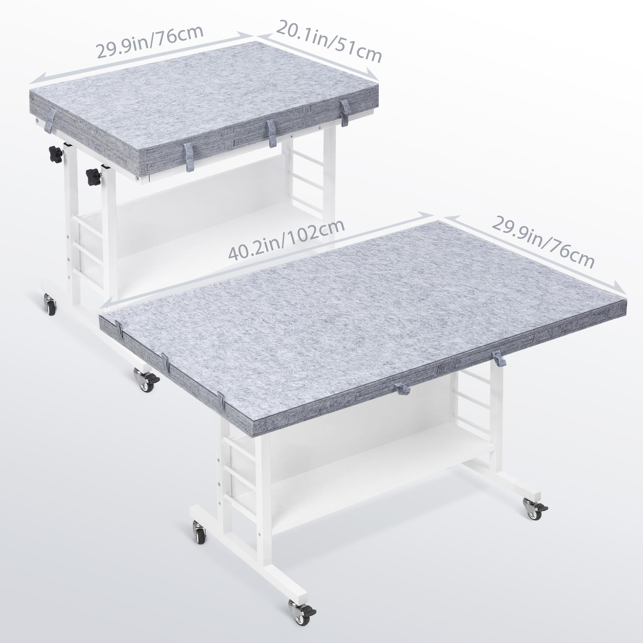Tektalk height-adjustable puzzle table for ergonomic comfort