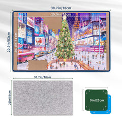 Tektalk Jigsaw Board dimensions 29.9 by 20.1 inches for 1000-piece puzzles.