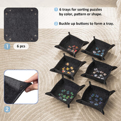 Tektalk jigsaw board dust cover protects puzzles from dust and moisture