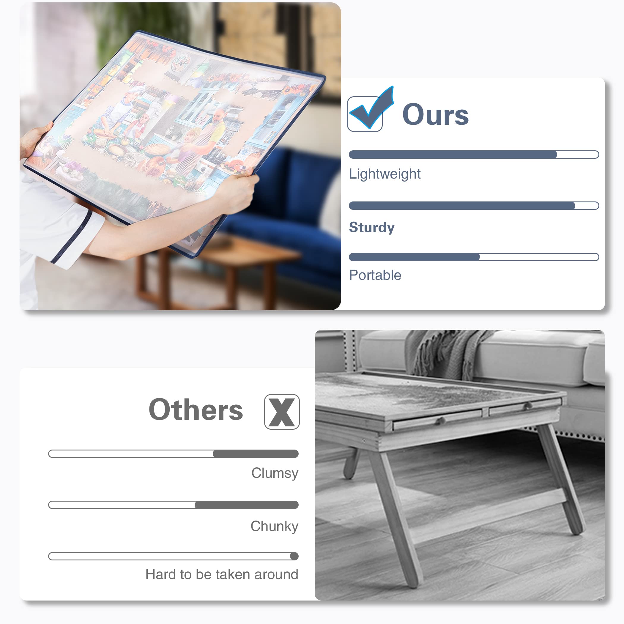 Tektalk board uses flannelette material for durability and stability