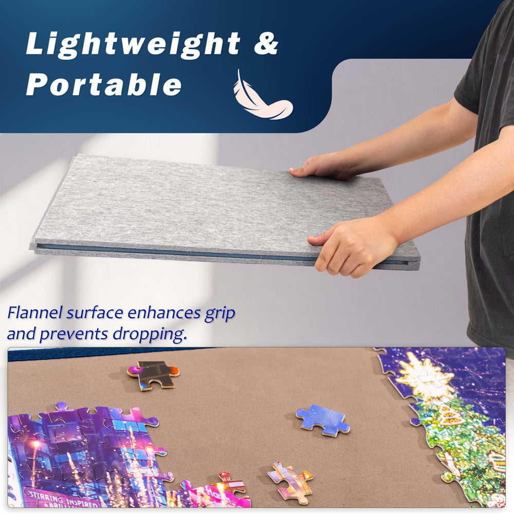 Tektalk Jigsaw Board lightweight design and portability for easy transport.