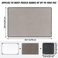 Tektalk jigsaw board closed cover shields puzzles between sessions