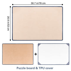 Lightweight and portable Tektalk puzzle board for easy moving and storage