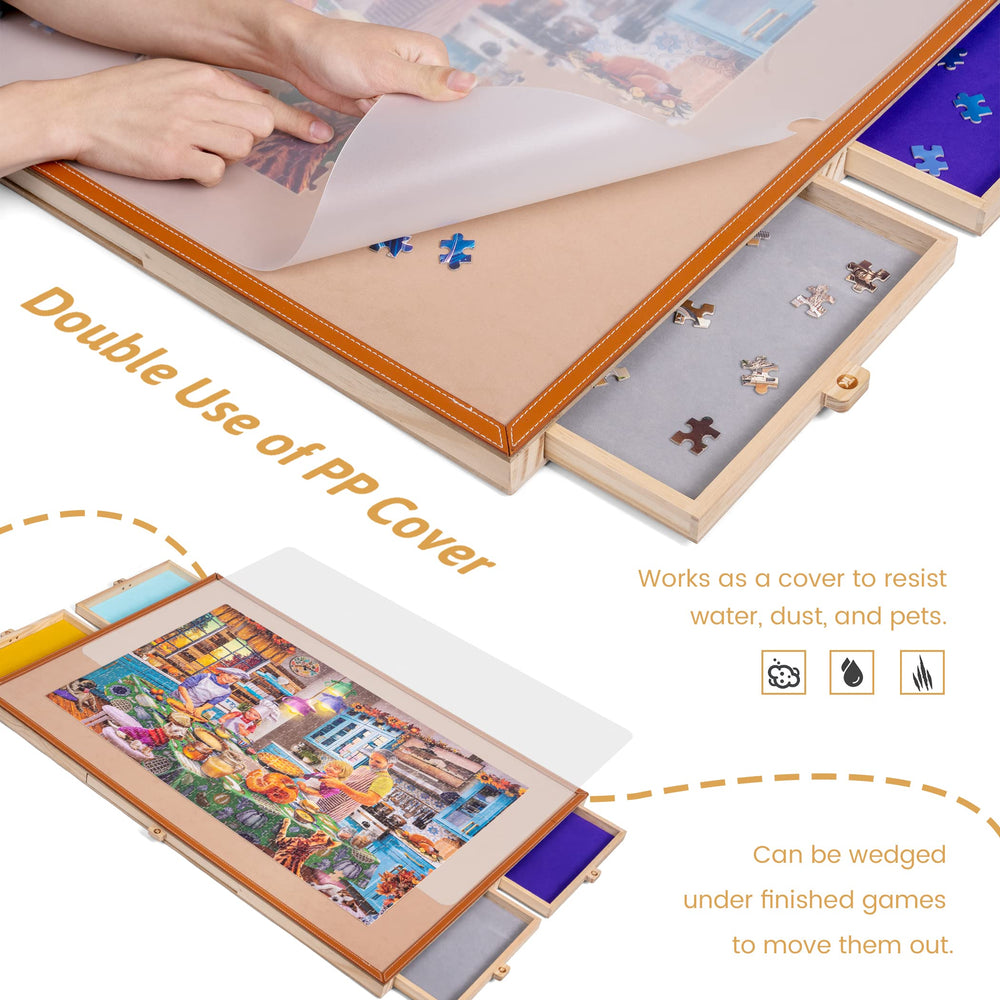 Tektalk PP dust cover protects pieces from dust and pets