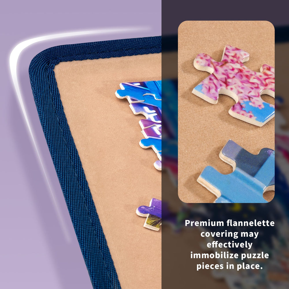 Tektalk Puzzle Board 104 by 78 cm suits up to 2000-piece puzzles.