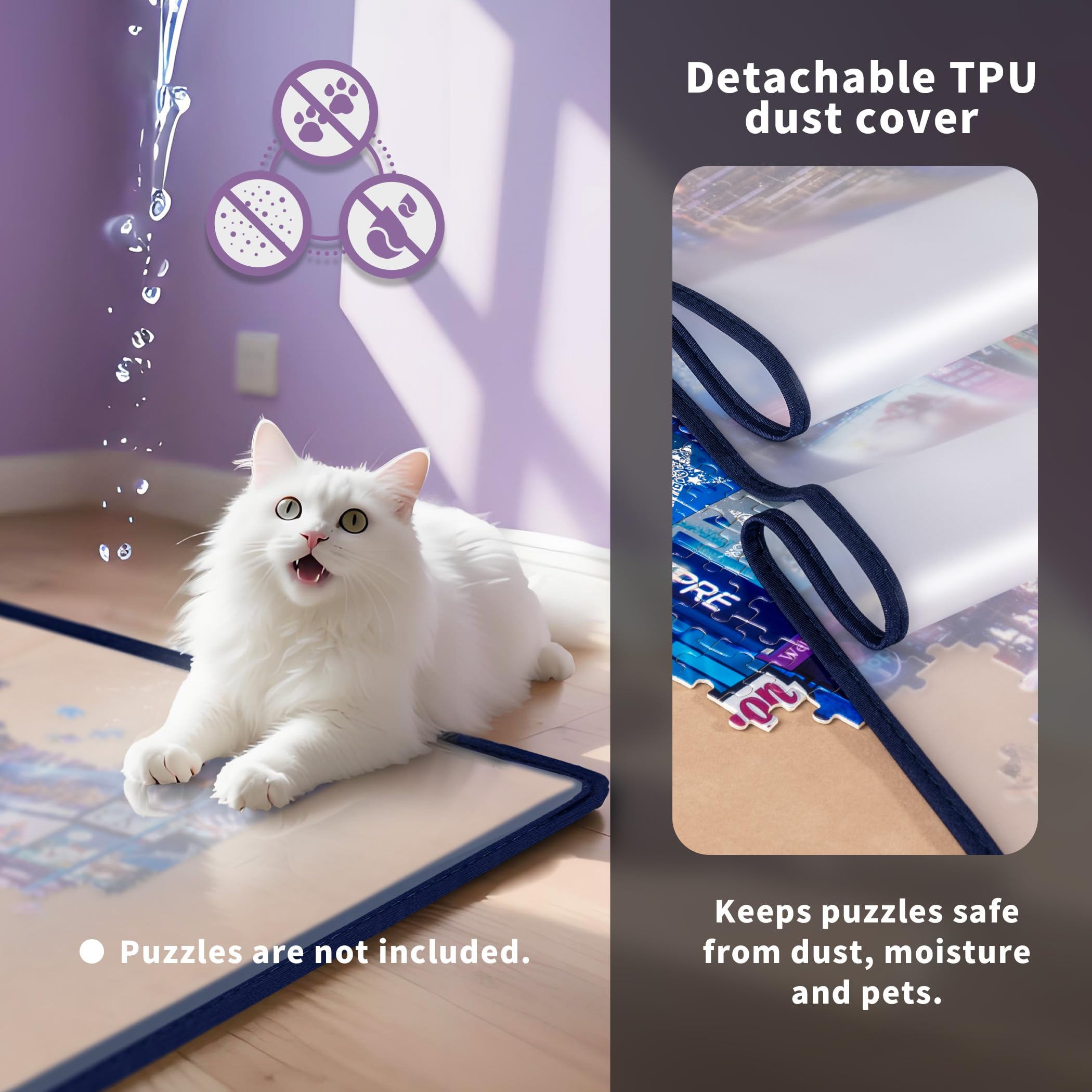 Tektalk Puzzle Board premium materials feel soft yet sturdy for daily use.