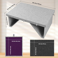 Tektalk puzzle board size 35 by 24 inches supports many layouts