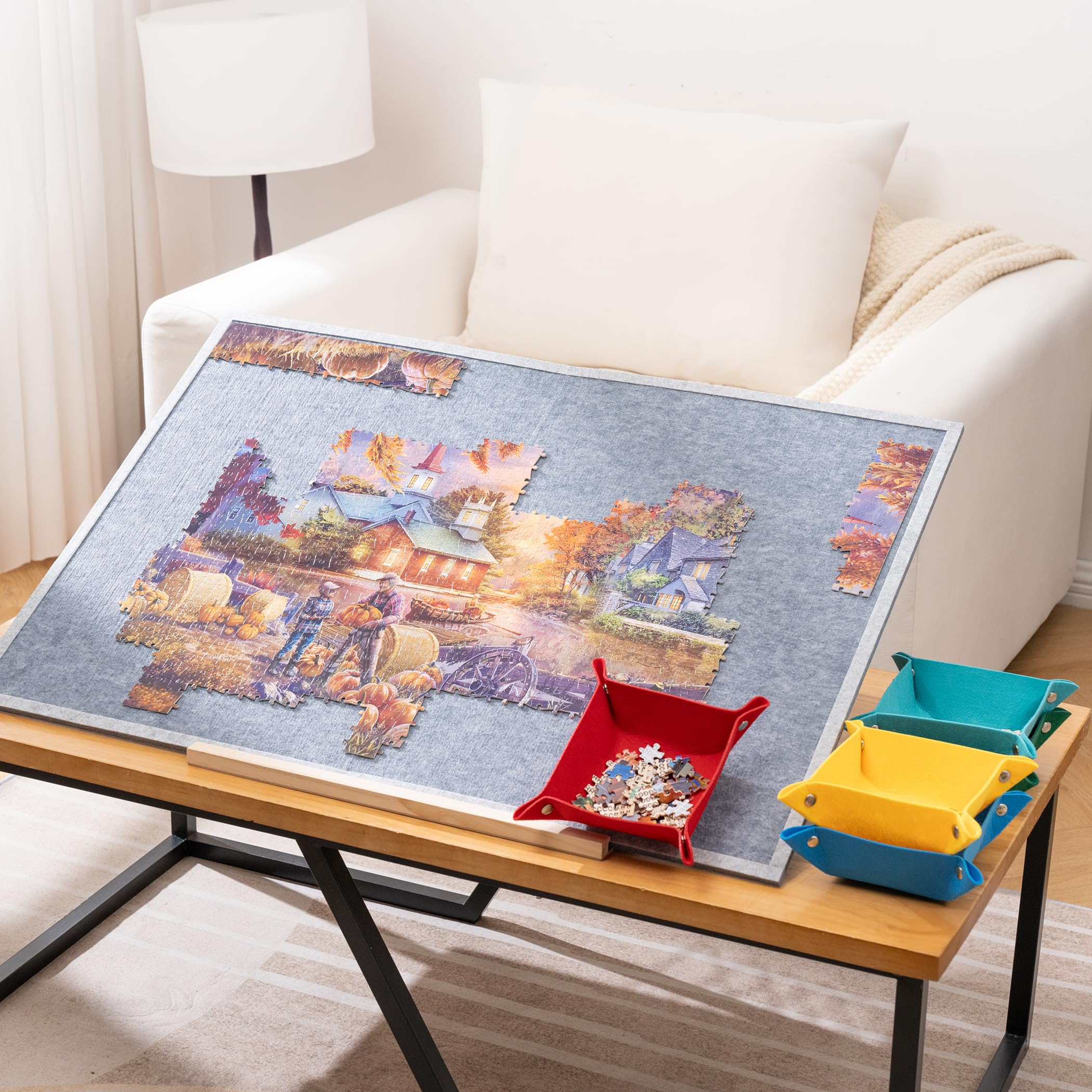 Tektalk adjustable stand offers multiple angles for ergonomic puzzling