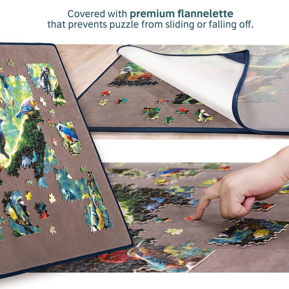 Tektalk mat immobilizes pieces with a high-friction surface.