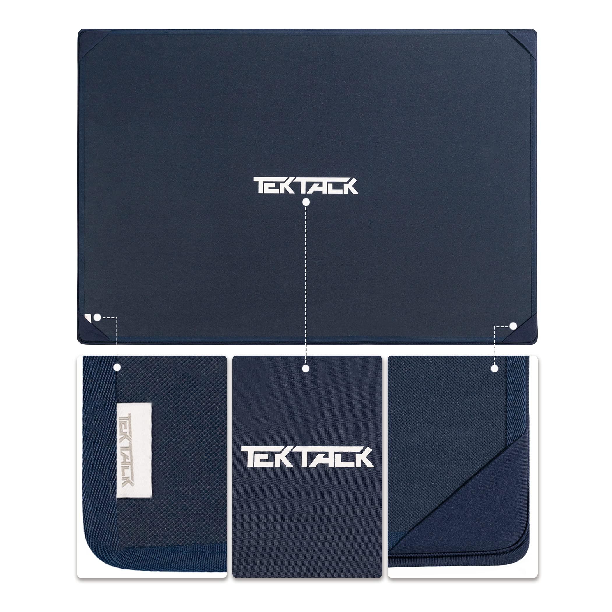 Tektalk puzzle mat provides stability even on a tilt.