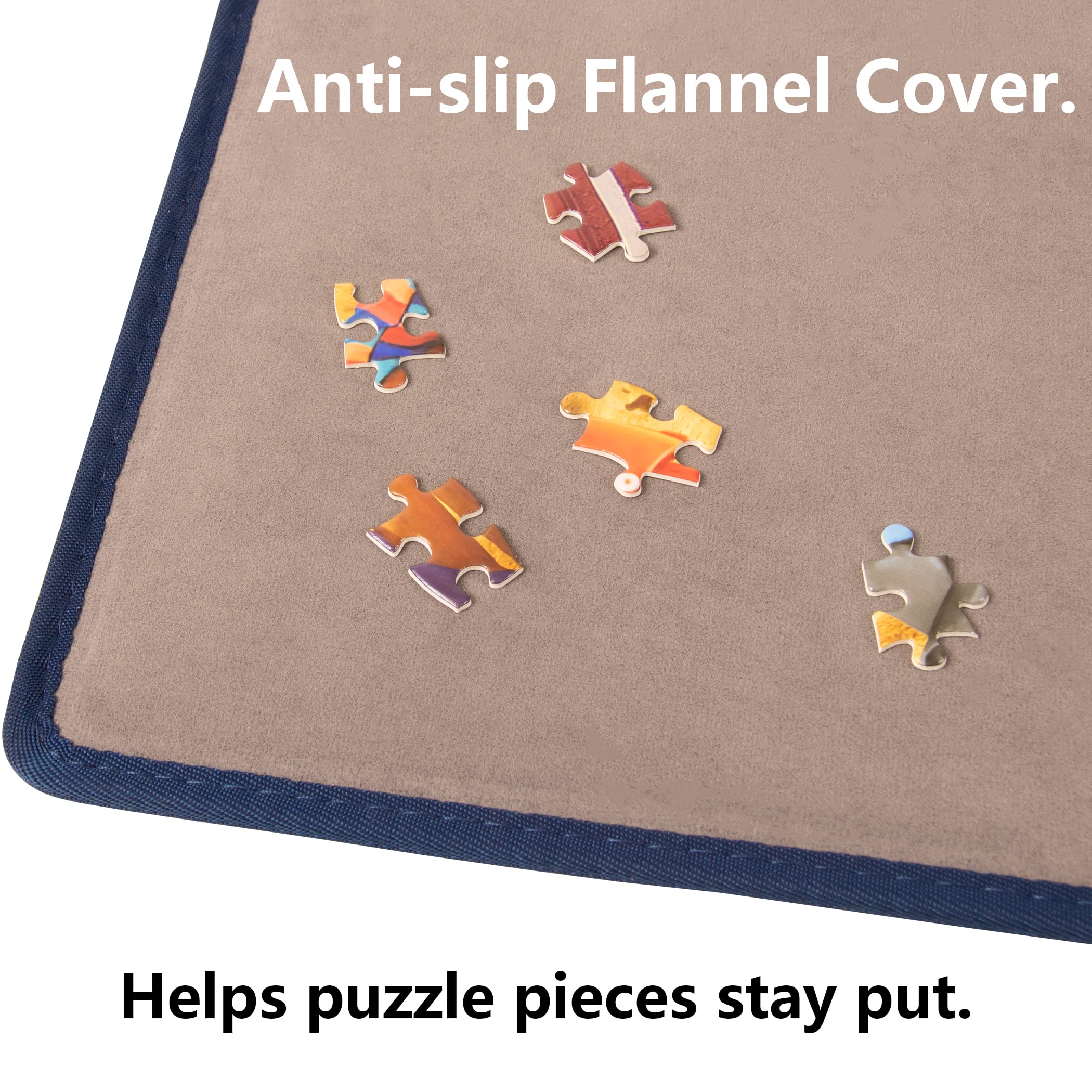 Tektalk puzzle mat tilt-resistance maintains flat surface for easy placement