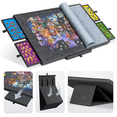 Tektalk puzzle table with adjustable stand for comfortable tilting angles