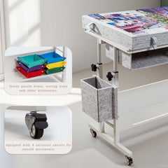 Tektalk eight drawers organize pieces by color or shape for faster sorting.