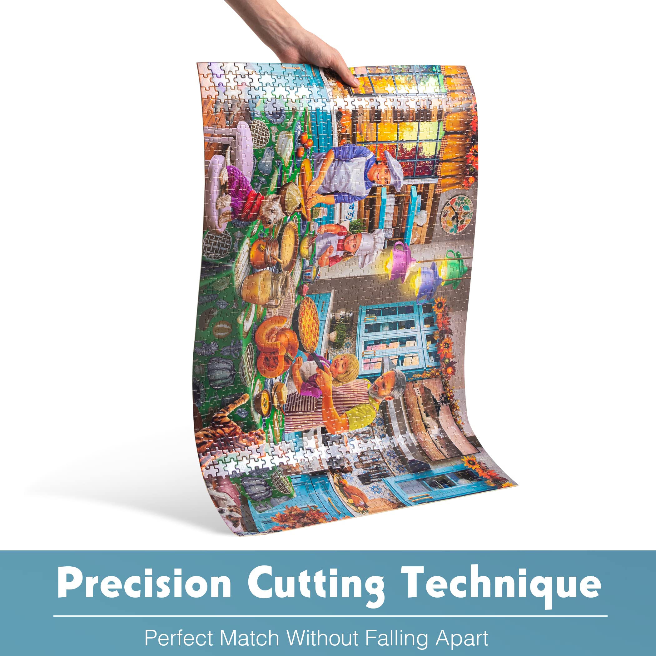 TEKTALK puzzle with HD printing showing sharp, vivid imagery for immersive play