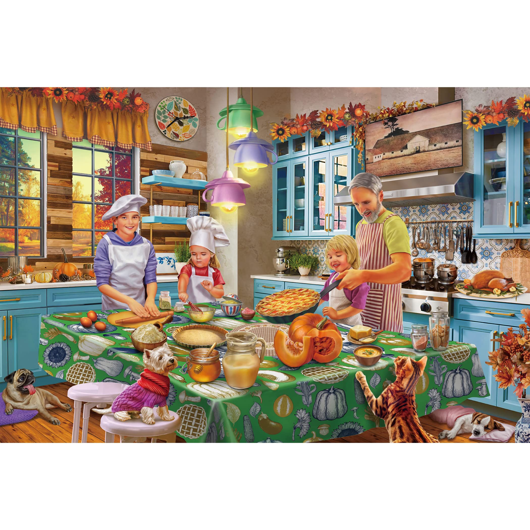 TEKTALK wooden puzzle pieces close-up with smooth edges for easy assembly