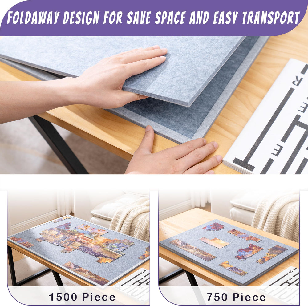 Tektalk raised edges keep puzzle pieces from slipping during play