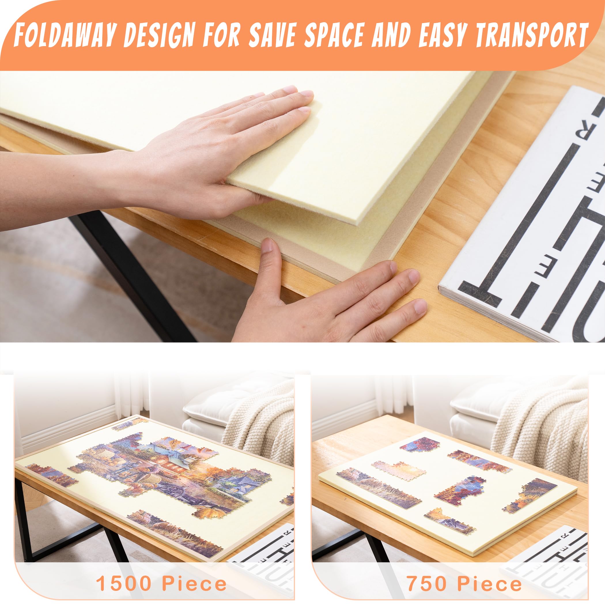 Tektalk six color-coded sorting trays, quick organization boosts puzzle assembly efficiency.