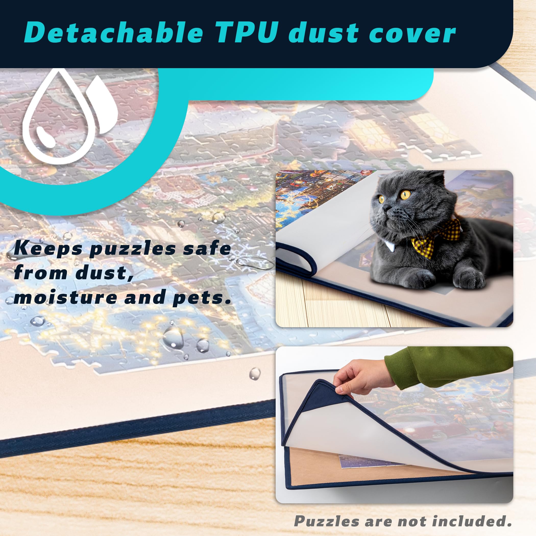 Tektalk TPU dust cover protects pieces from dust and paws