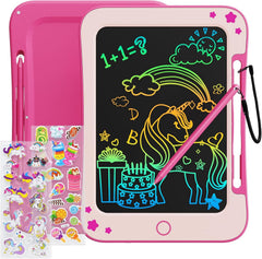 TEKFUN 8.5-inch pink LCD writing tablet for imaginative doodling on the go