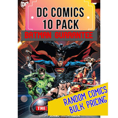 Telegraph Batman DC comic grab bag cover highlighting the 10-pack bundle for avid collectors