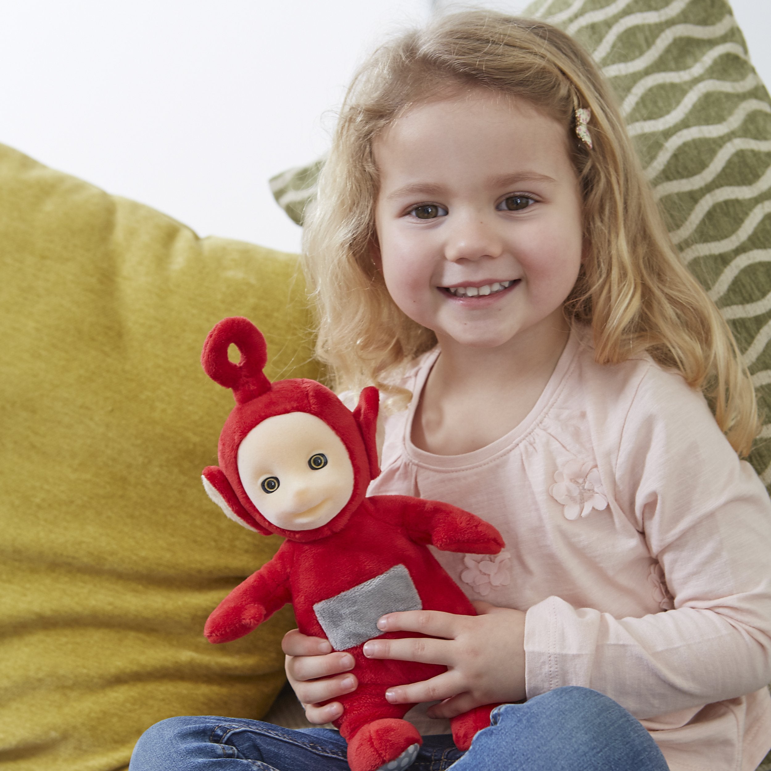 Teletubbies Po gift-ready plush for birthdays and holidays.