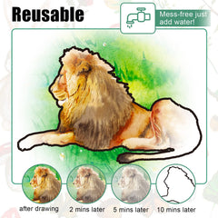 Teling animal-themed painting crafts help passive seniors stay mentally active.