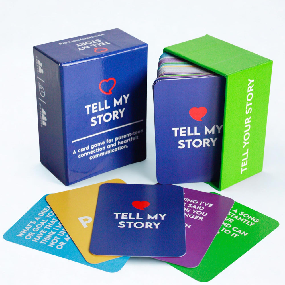 Tell My Story gift-ready packaging signals thoughtful present.