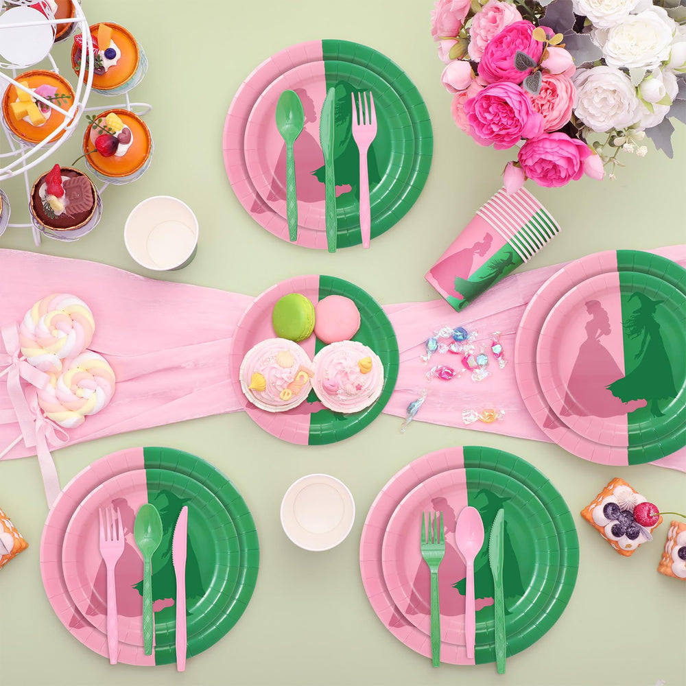 Tellingyou pink-green plastic spoons 6.7in for quick dessert scooping
