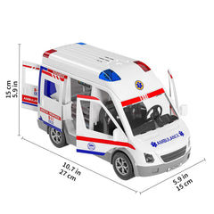 TEMI ambulance toy stretcher accessories enable care scenario setups