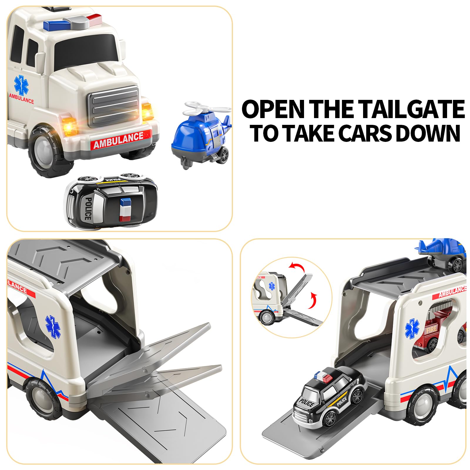 TEMI city-heroes set supports cognitive play and cooperative storytelling.