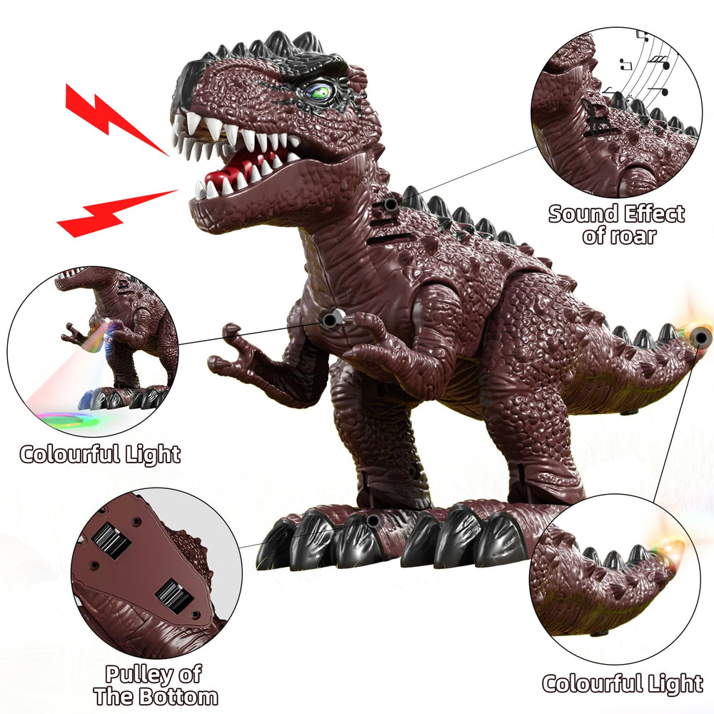 TEMI dino Stegosaurus walking toy sparks discovery play.