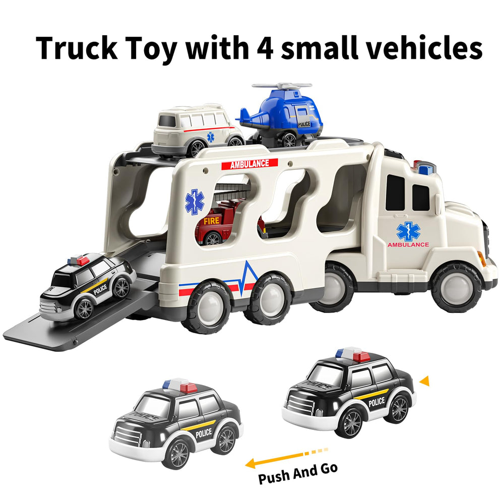TEMI friction-powered vehicles move smoothly with a simple push.
