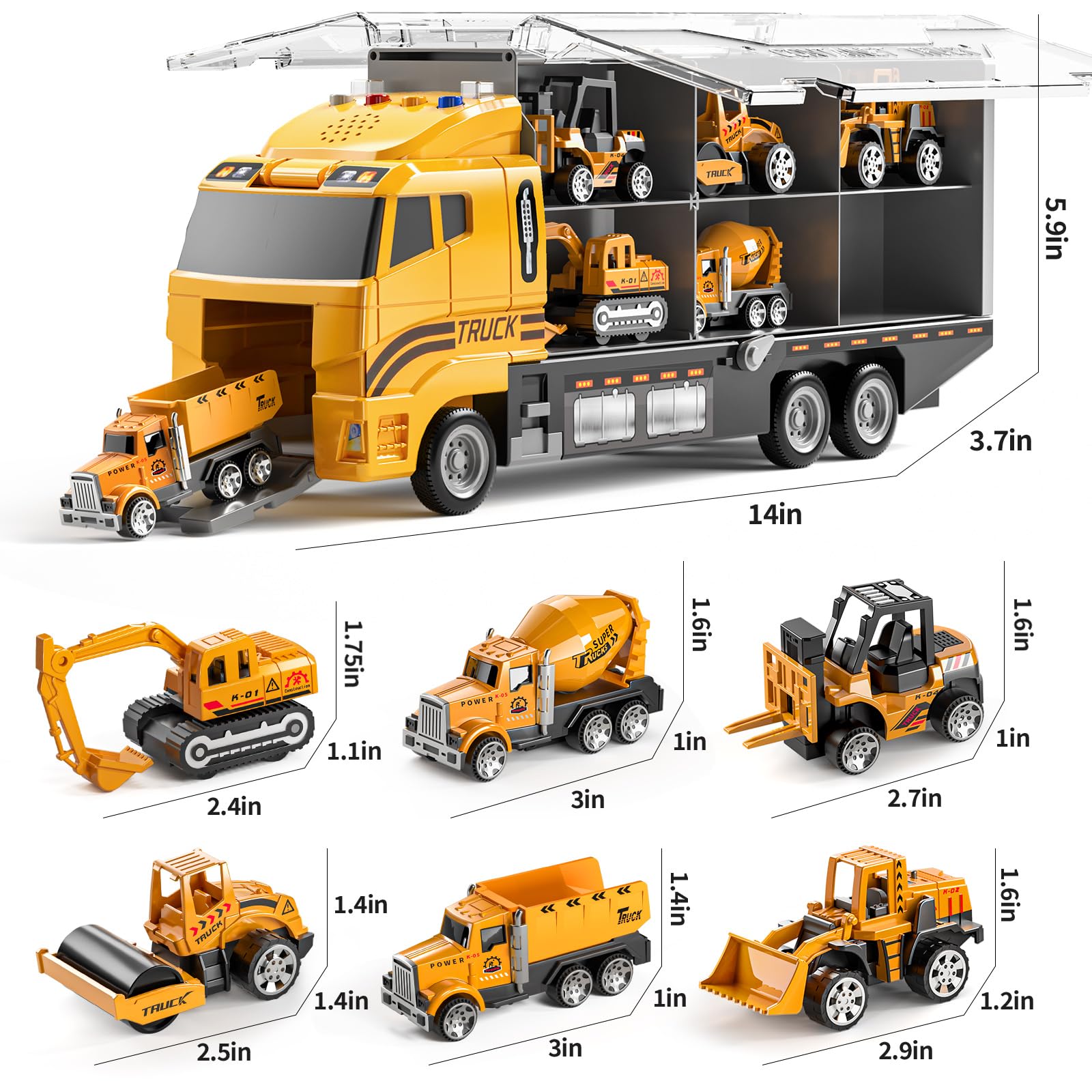 TEMI transport cars set enhances imaginative transport play and fine motor skills