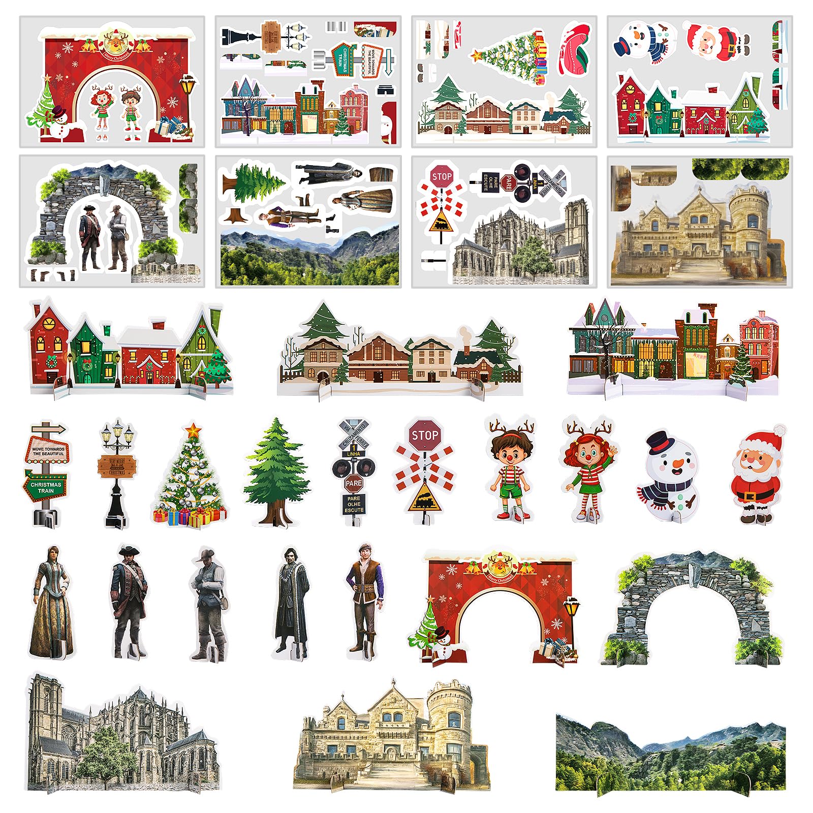 TEMI train set on a Christmas display adds festive charm and nostalgic vibe.