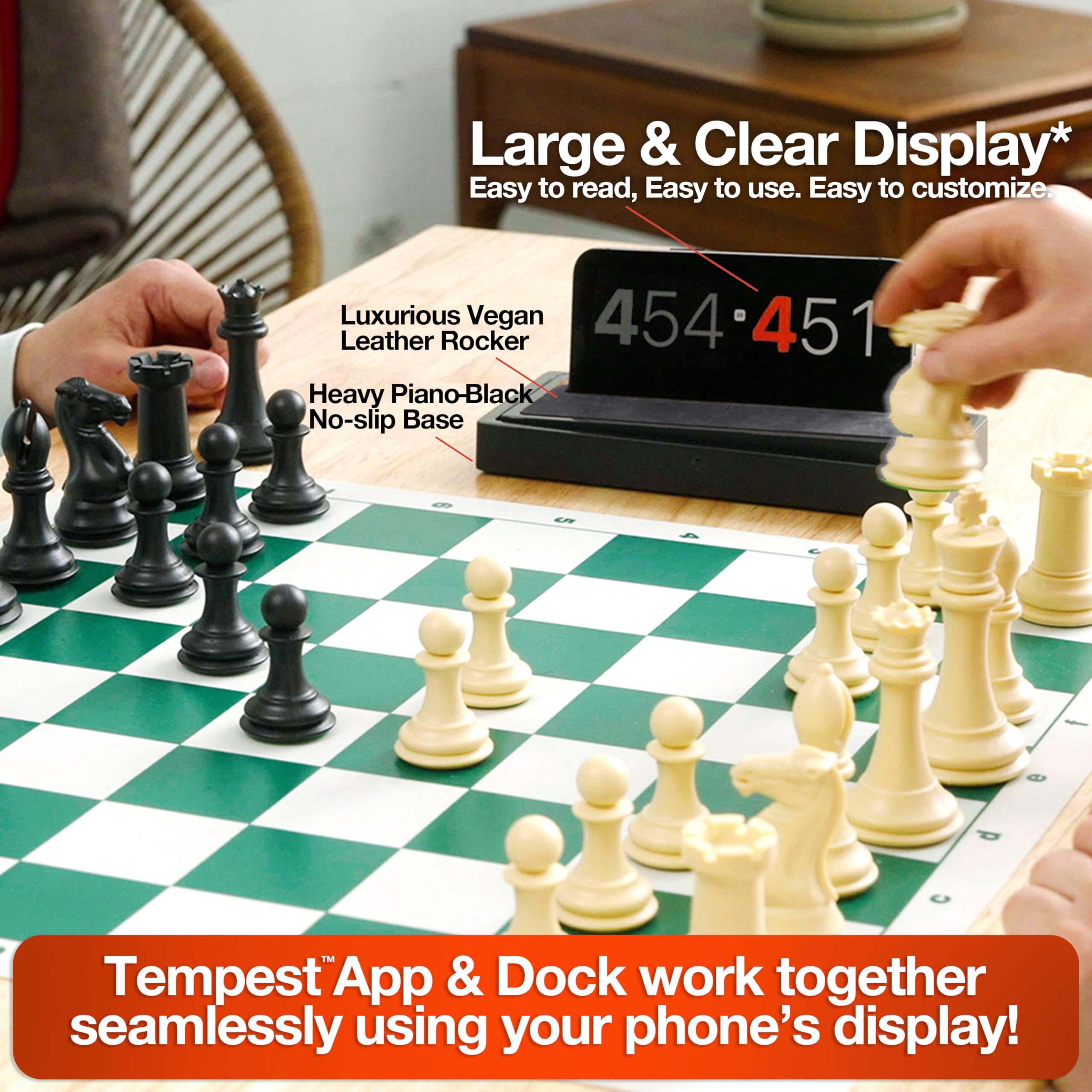 Tempest vegan leather finish looks premium and resists wear