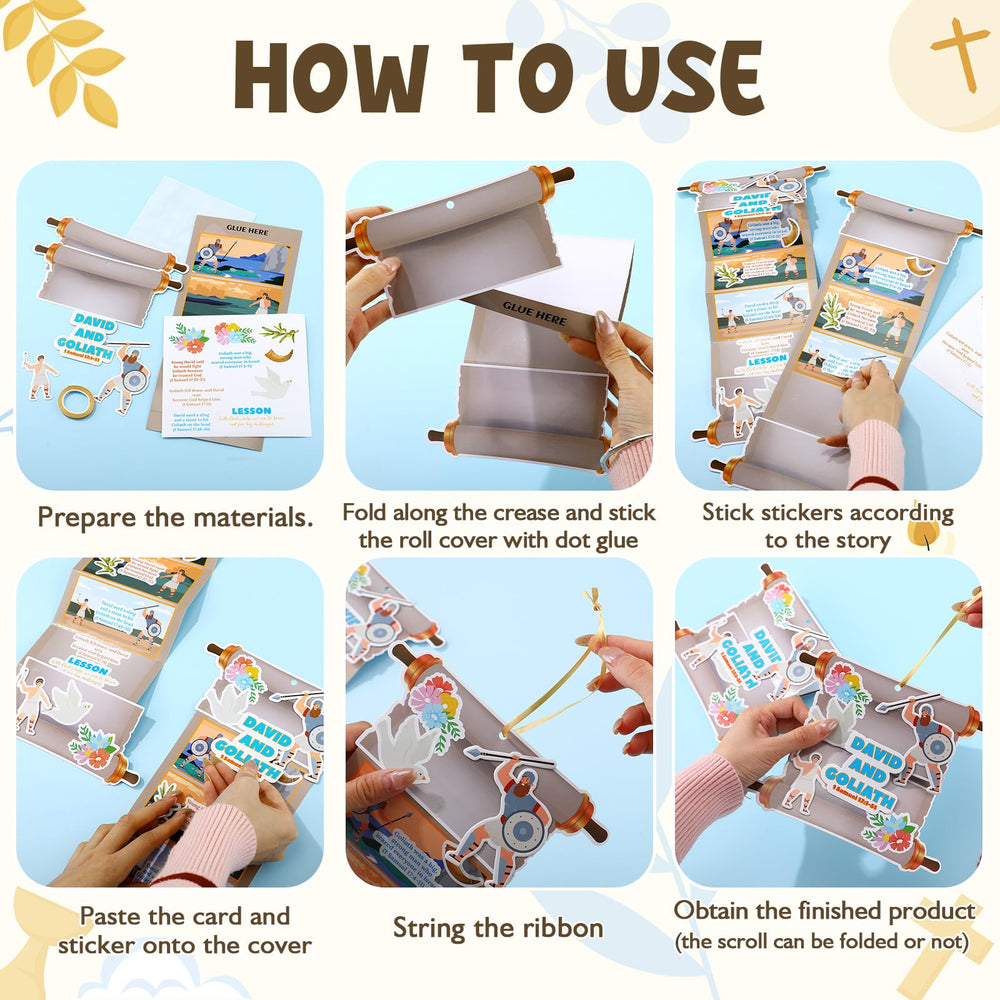 Tenceur craft kit text stickers easy to personalize faith-based crafts