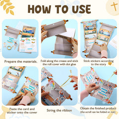 Tenceur craft kit text stickers easy to personalize faith-based crafts