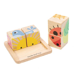Tender Leaf Toys colorful blocks design invites tactile exploration and concentration.