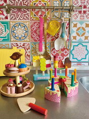 Tender Leaf Toys safe, durable wooden construction supports hours of imaginative play.