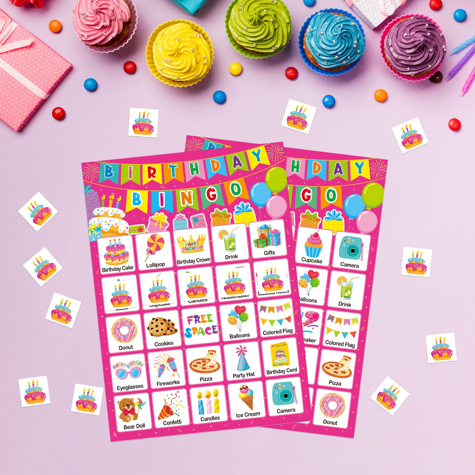 TENDFINE bingo suits kids, teens, and adults at birthdays and showers