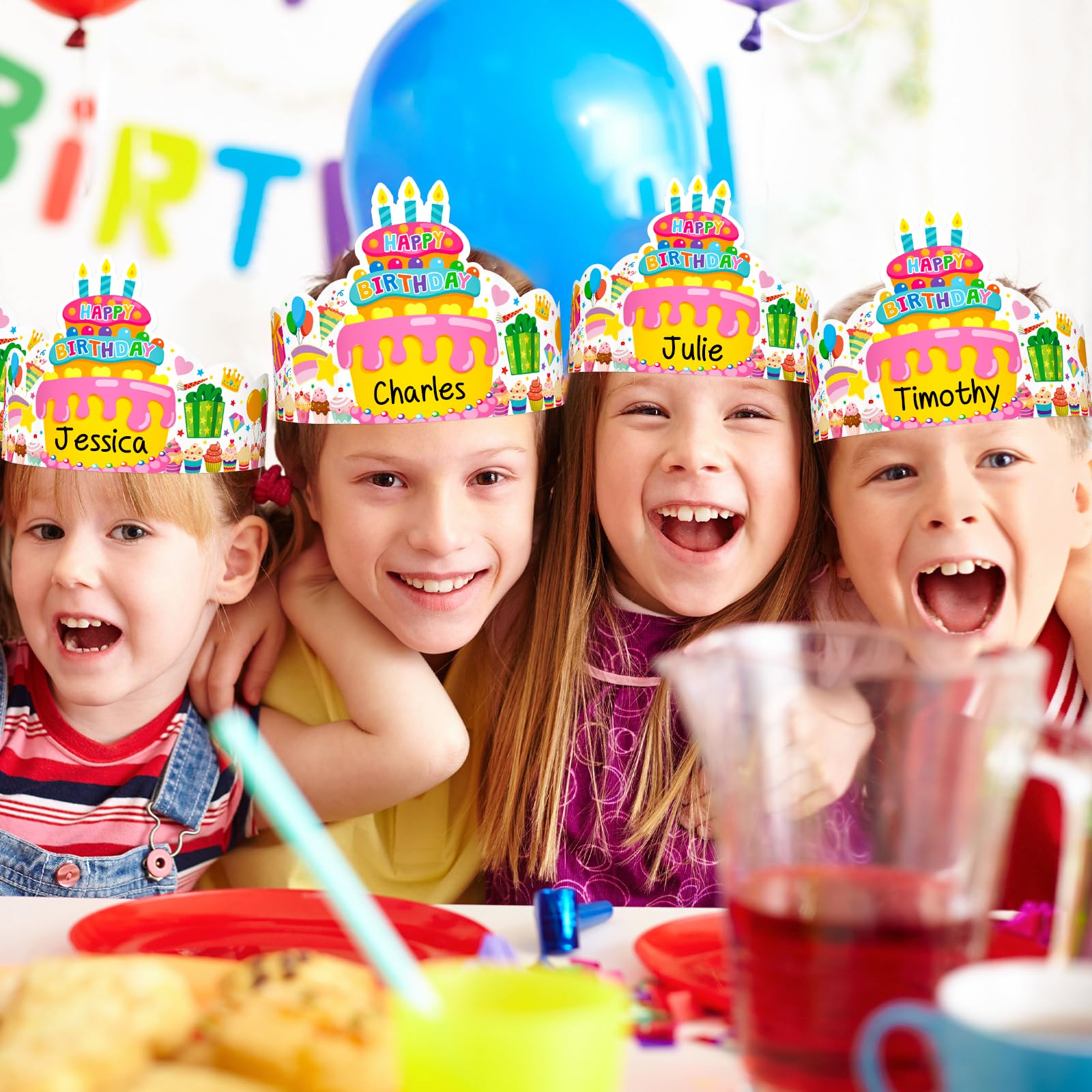 TENDFINE party hats stacked, ready for quick classroom celebrations.