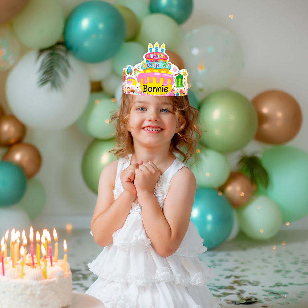 TENDFINE crowns show a space to write names with a permanent marker.