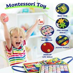 TenFans Busy Board portable handbag design ideal for on-the-go learning
