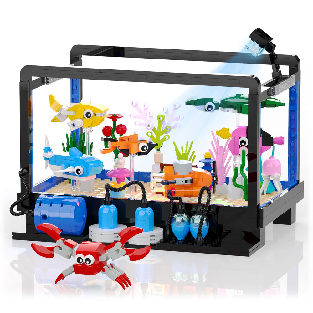 Tenhorses shark figure enhances the underwater scene for imaginative play.