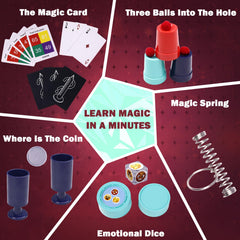 Tentam Magic Kit helps kids perform confidently in family shows.