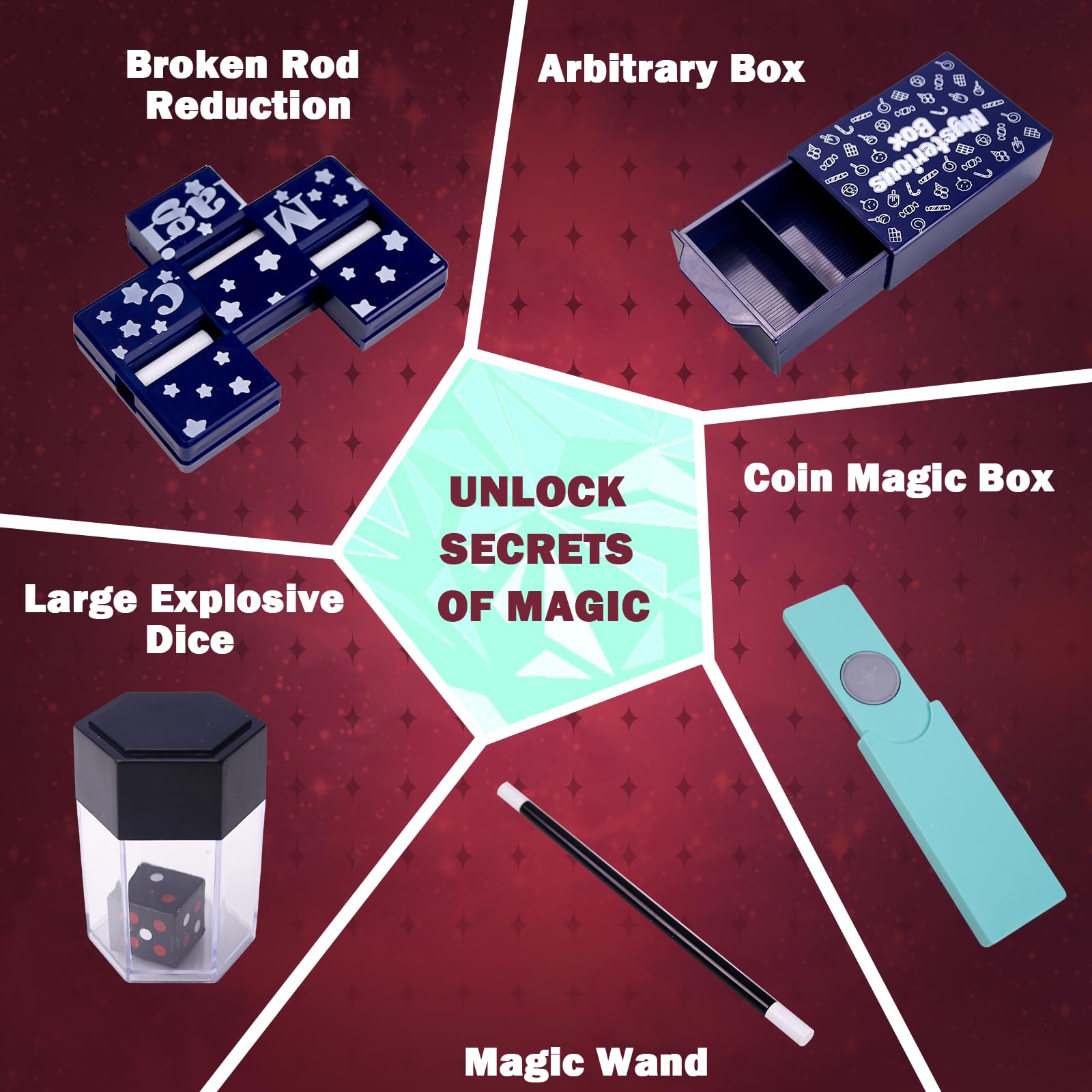 Tentam Magic Kit safe ABS plastic for durable, kid-friendly use.